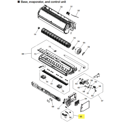 FUJITSU K9712392014 aka 9712392014 DISPLAY ASSY EZ-0231WHSE-D (Display board + Holder) A2L