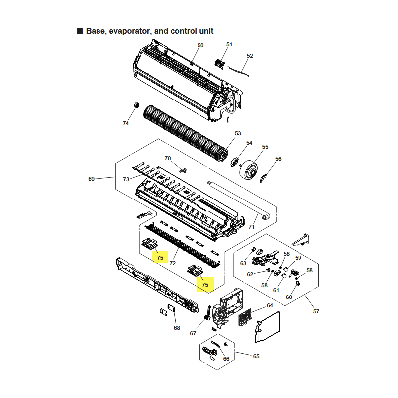 FUJITSU K9318743012 aka 9318743012 BRACKET PIPE ASU9~15RLS3 A2L