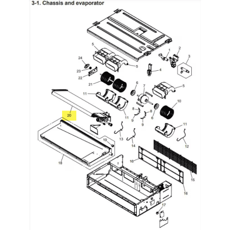 FUJITSU K9365066409 aka 9365066409 EVAPORATOR TA (SNAP) A2L