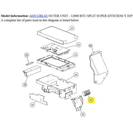 FUJITSU K9900435028 aka 9900435028 TERMINAL AOU9 12 15RLS2