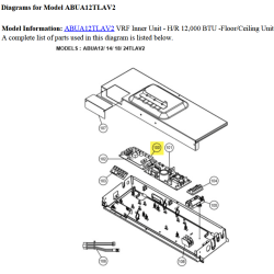 FUJITSU K9711039583 aka 9711039583 CONTROLLER PCB K17PD-1907HSE-C1 VAB
