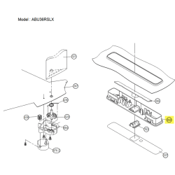 FUJITSU K9359736004 aka 9359736004 HOLDER PCB ABU