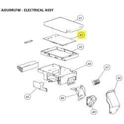 FUJITSU K9707706642 aka 9707706642 INVERTER CONTROL PCB 9RLFW HY