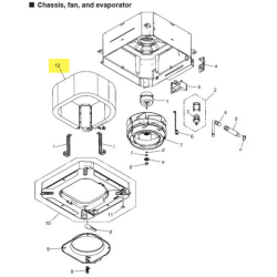 FUJITSU K9365066355 aka 9365066355 EVAPORATOR SA SERVICE A2L