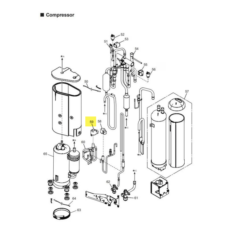 FUJITSU K9970222054 aka 9970222054 COIL EXPANSION VALVE PQ-M10012-001743 L 750 A2L