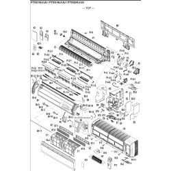 DAIKIN 4009463 HORIZONTAL VANE (LOWER)/ DISCH