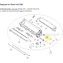 FUJITSU K9316574007 aka 9316574007 GEAR LOUVER RL