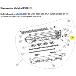 FUJITSU K9318905007 aka 9318905007 HOLDER LOUVER GEAR RLS2