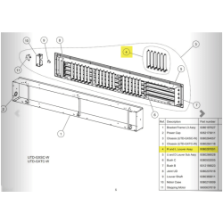 FUJITSU K9380287001 aka 9380287001 LOUVER ASSY HVAB