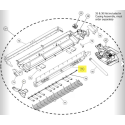FUJITSU K9318862003 aka 9318862003 COVER B CASING 9~15RLS3