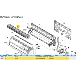 DAIKIN 2561707 CROSS FLOW FAN ASSY.
