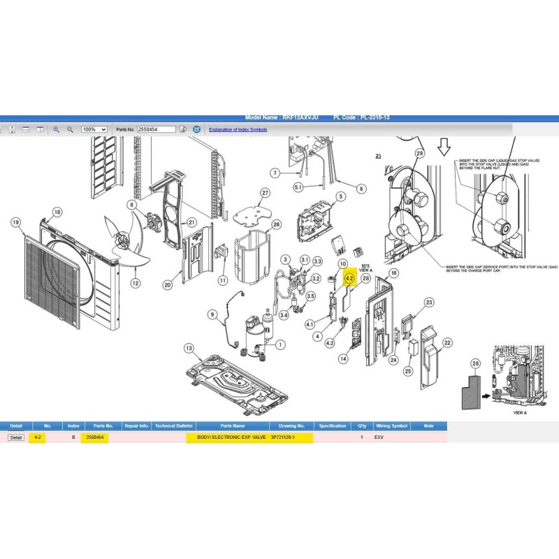 DAIKIN 2558454 BODY/ ELECTRONIC EXP. VALVE