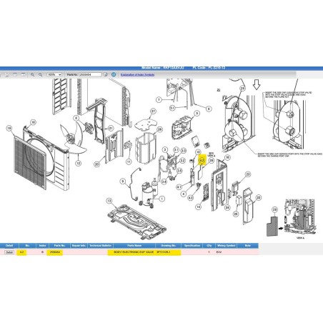 DAIKIN 2558454 BODY/ ELECTRONIC EXP. VALVE