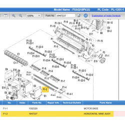 DAIKIN 1947227 HORIZONTAL VANE ASSY.