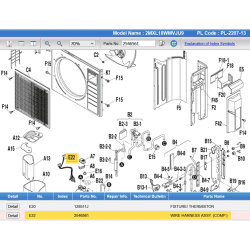 DAIKIN 2546561 WIRE HARNESS ASSY. (COMP.)
