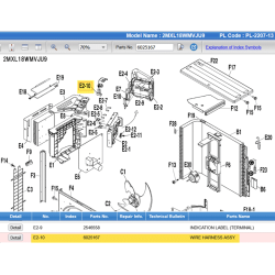 DAIKIN 6025167 WIRE HARNESS ASSY.