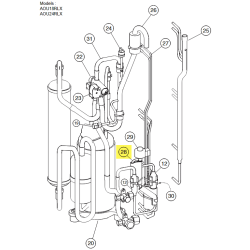 FUJITSU K9370947120 aka 9370947120 EXPANSION VALVE ASSY 18RLX