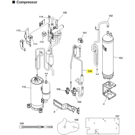 FUJITSU K9378750333 aka 9378750333 EXPANSION VALVE TA
