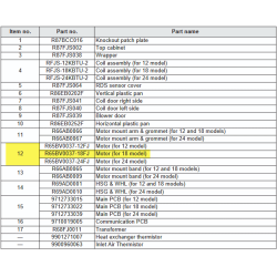 FUJITSU R65BV0037-18FJ MOTOR EON + 1/3HP AMUH A2L