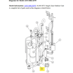 FUJITSU K9355351003 aka 9355351003 BRACKET ACCUMULATOR 30/36CLX1