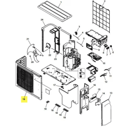 FUJITSU K9322555588 aka 9322555588 PANEL FRONT DWW A2L