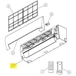 FUJITSU K9332627015 aka 9332627015 FRONT PANEL DW 9/12RL2  HY