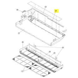 FUJITSU K9358914007 aka 9358914007 INSULATION PANEL B ABU** HVAB