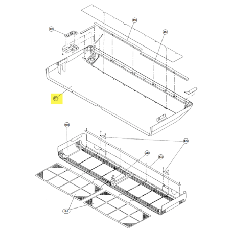 FUJITSU K9359076162 aka 9359076162 PANEL ABU** DW