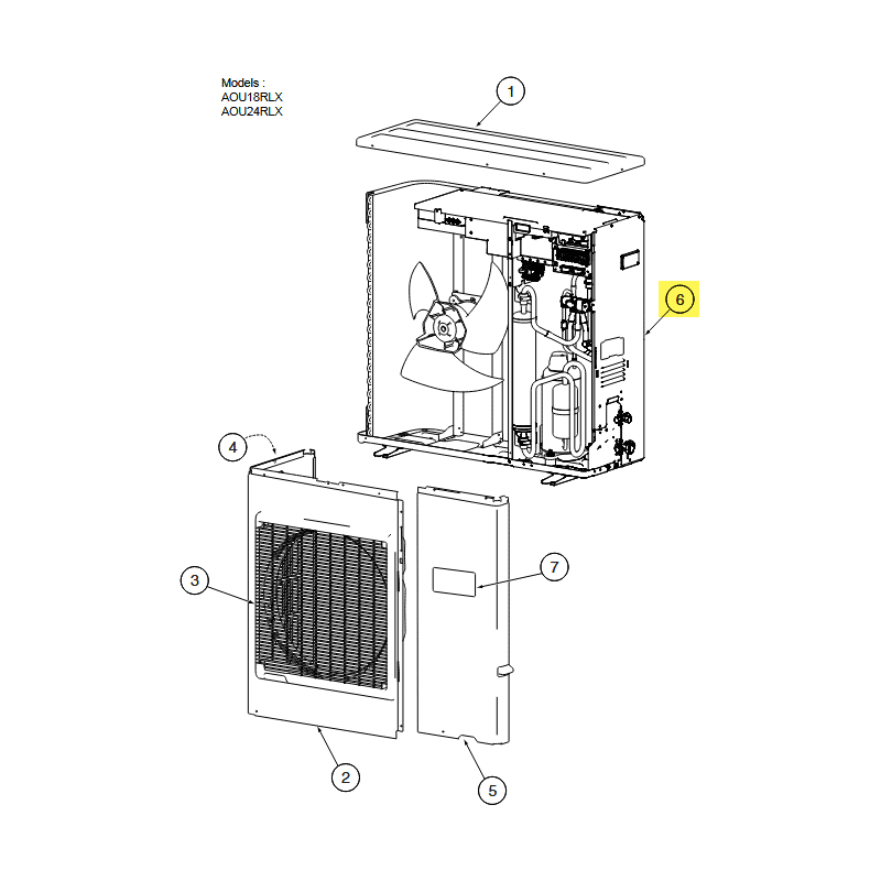 FUJITSU K9374095148  aka 9374095148 RIGHT PANEL R521 RAC DW