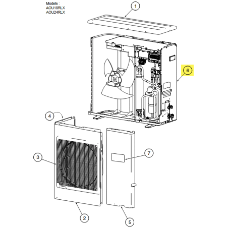 FUJITSU K9374095148  aka 9374095148 RIGHT PANEL R521 RAC DW