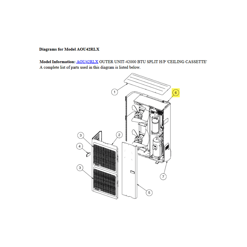 FUJITSU K9374416080 aka 9374416080 RIGHT PANEL SA NA14 42RLX DW