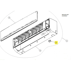 FUJITSU K9386999014 aka 9386999014 COVER FRONT PANEL HIPS A2L