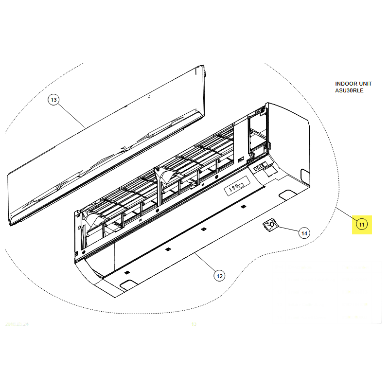 FUJITSU K9387072358 aka 9387072358 FRONT PANEL TA