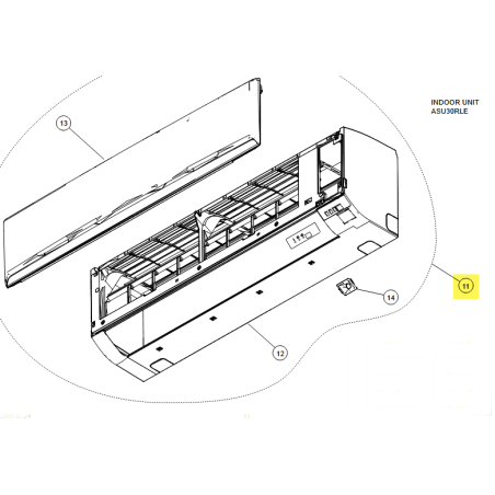 FUJITSU K9387072358 aka 9387072358 FRONT PANEL TA