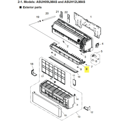 FUJITSU K9387590166 aka 9387590166 DRAINPAN TA ASUH**