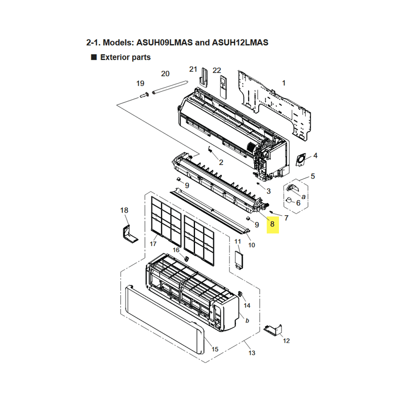 FUJITSU K9387590166 aka 9387590166 DRAINPAN TA ASUH**