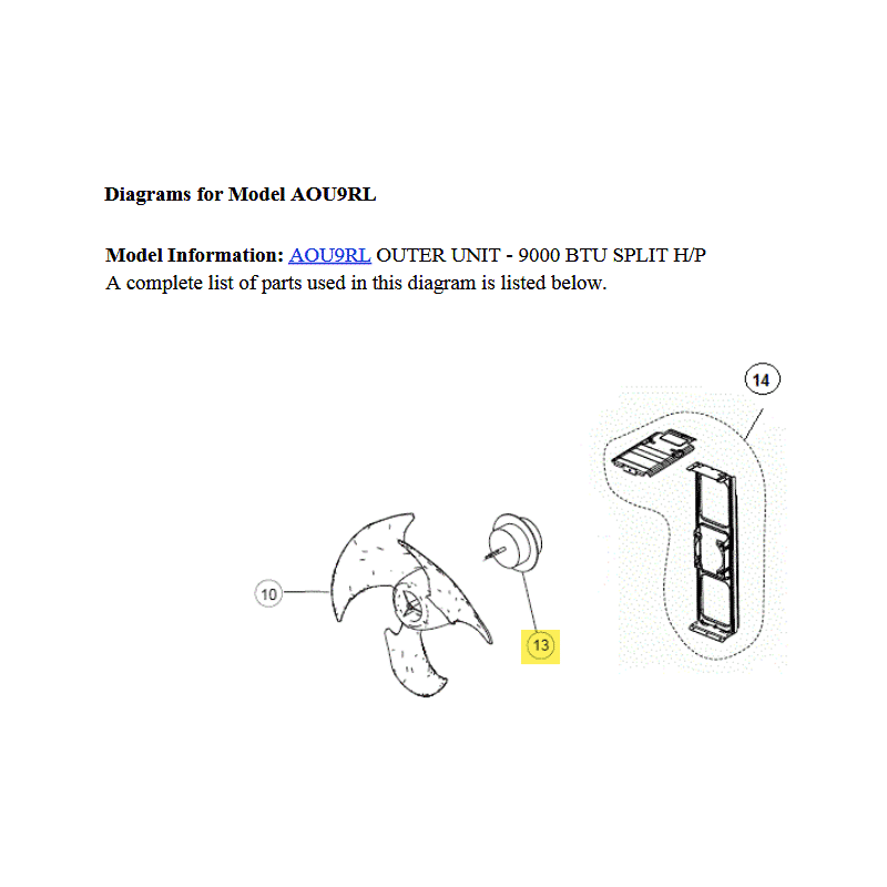 FUJITSU K9602706013 aka 9602706013 MOTOR DC BRUSHLESS 9RL