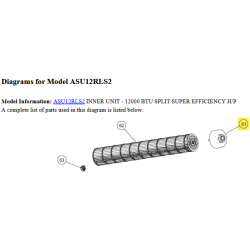 FUJITSU K9602947003 aka 9602947003 MOTOR DC BRUSHLESS RLS2