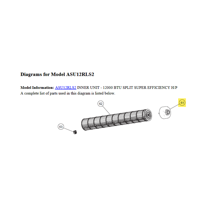 FUJITSU K9602947003 aka 9602947003 MOTOR DC BRUSHLESS RLS2