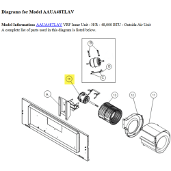FUJITSU K9603353018 aka 9603353018 MOTOR DC BRUSHLESS VR2 MFG-72CVTN 101CW-D8197-5