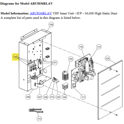 FUJITSU K9900294014 aka 9900294014 WIRE WITH CONNECTOR (PA650 on Inverter PCB--DC fan motor 2)