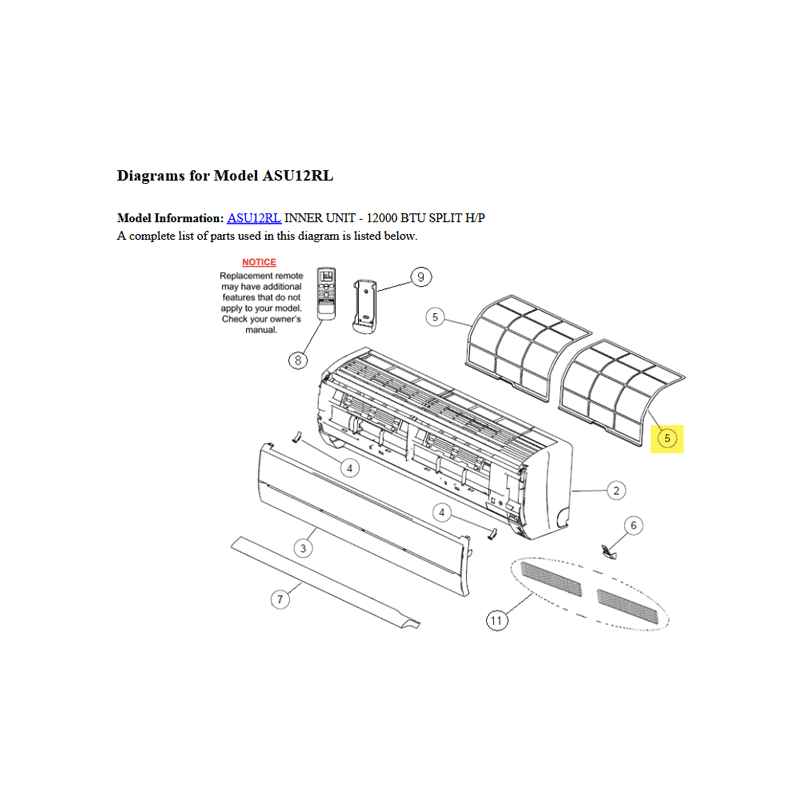 FUJITSU K9316562004 aka 9316562004 AIR FILTER RACi
