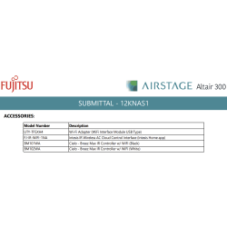 FUJITSU 09KNAS1 9,000 BTU 17 SEER2 Altair 300 Heat Pump & Air Conditioner Mini Split ASLH09KNAS / AOLH09KNAS1 (115 V~ 60 Hz)  