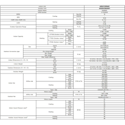 FUJITSU 12KNAS1 12,000 BTU 18 SEER2 Altair 300 Heat Pump Air Conditioner Mini Split ASUH12KNAS & AOUH12KNAS1 (208/230 V~ 60 Hz) 