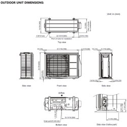 FUJITSU 24KNAS1 22,000 BTU 20 SEER2 Altair 300 Ductless R32 Heat Pump Air Conditioner Mini Split ASUH24KNAS & AOUH24KNAS1