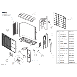 FUJITSU 9318461015 CABINET LEFT RLS2/LFH/RLFF DW