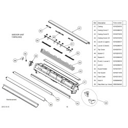 FUJITSU K9316206014 aka 9316206014 LOUVER Z AGU HVAB