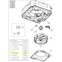 FUJITSU 9603443009 MOTOR DC BRUSHLESS HY