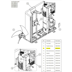 FUJITSU K9602843015 aka 9602843015 MOTOR DC BRUSHLESS A HFI