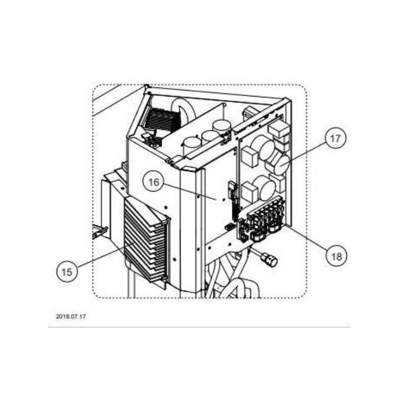 FUJITSU 9711685018 CONTROL PCB 30RGLX HY